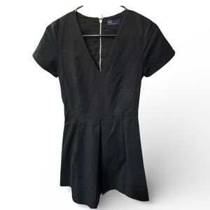 GAP Black Fit & Flare Dress Back Zip | Size 4